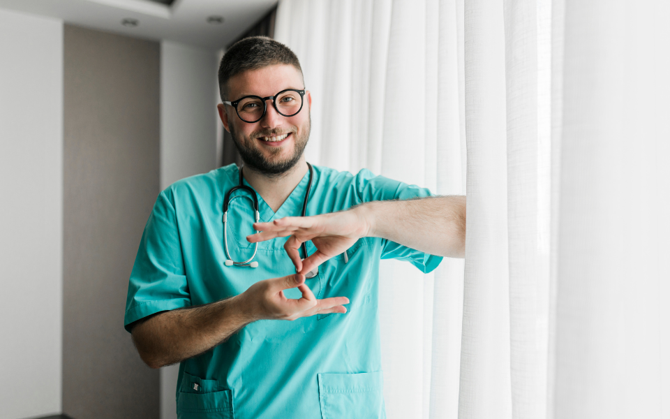 Sign language in care