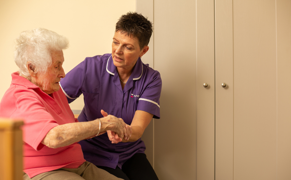 trained care agency staff, care staff with training, NHS clinic staffing